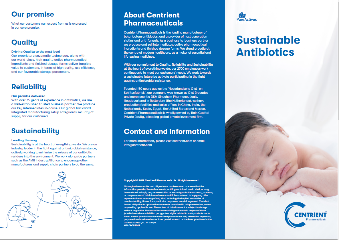 Sustainable Antibiotics Brochure